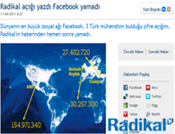 Radikal Açığı Yazdı Facebook Yamadı